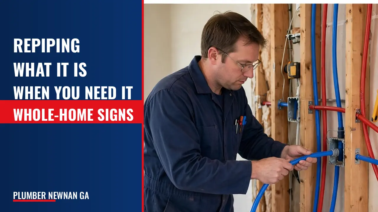 What is repiping and when do you need it?