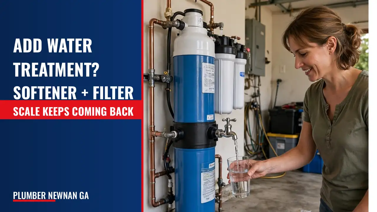 Whether to add water treatment (softener, filtration) to address hardness or recurring scale failures.