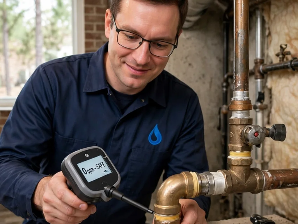 professional gas leak repair Newnan