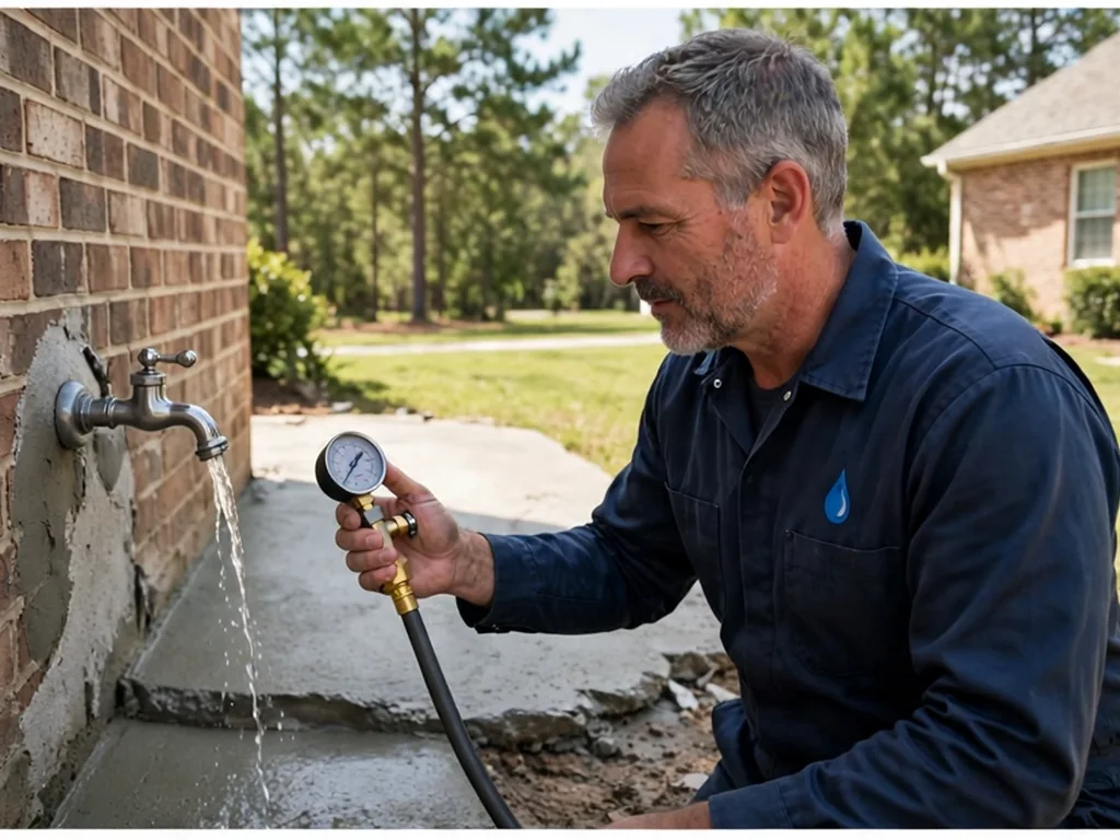 professional slab leak repair Newnan