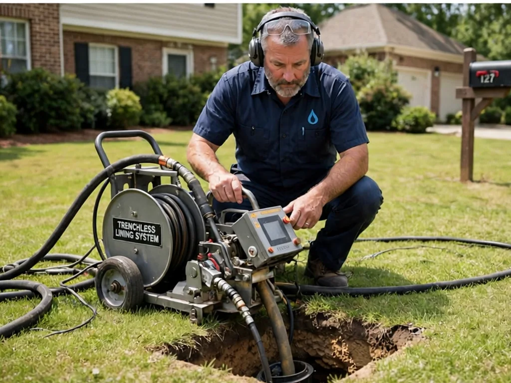 affordable trenchless sewer line repair Newnan