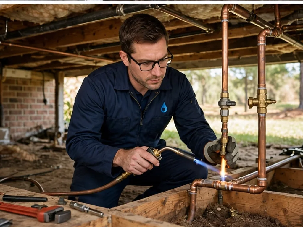 affordable water line repair Newnan