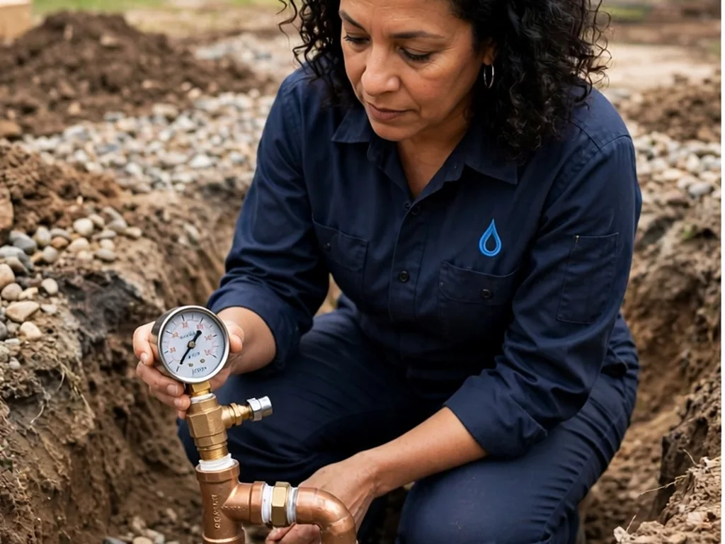 professional water line repair Newnan