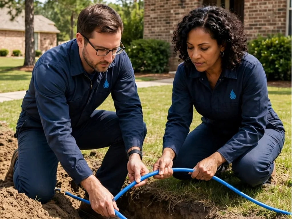 affordable water line replacement Newnan