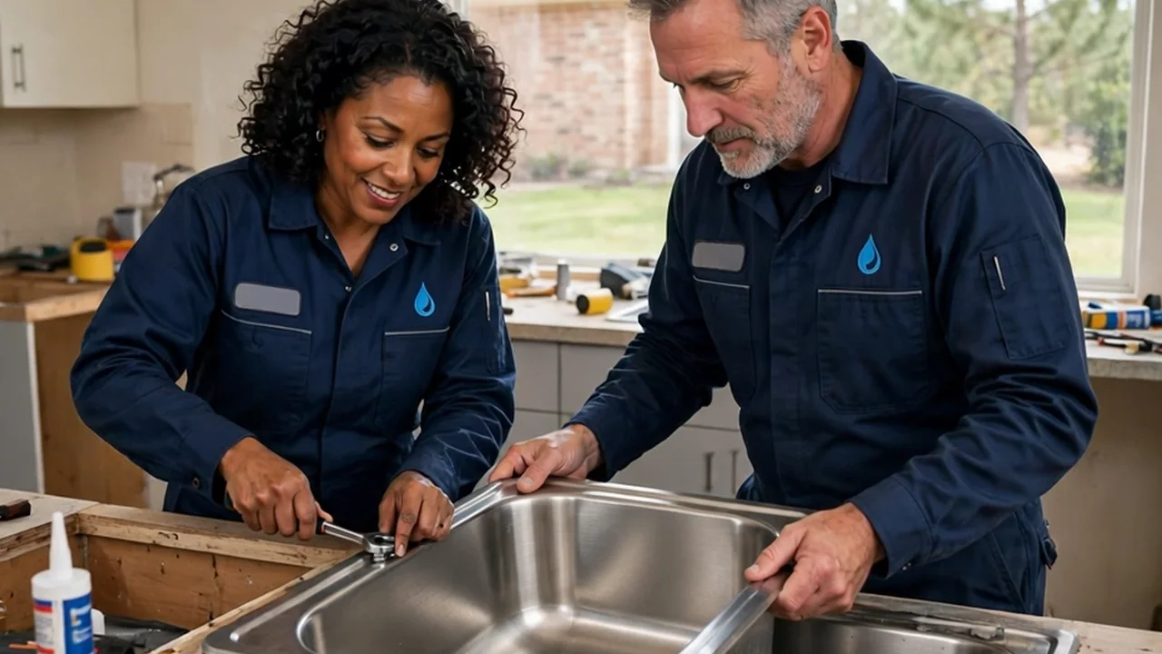 our plumbing team in Newnan