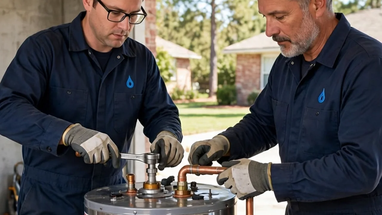 our plumbing team in Newnan