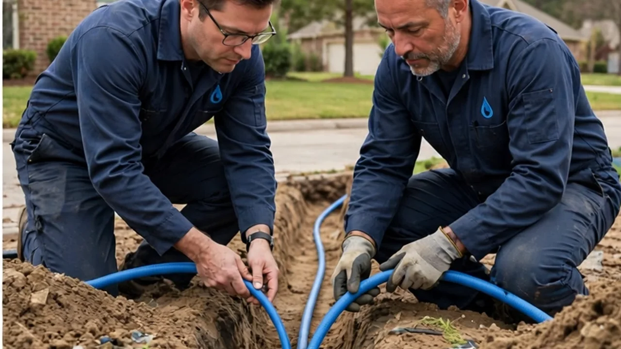 water line replacement near me